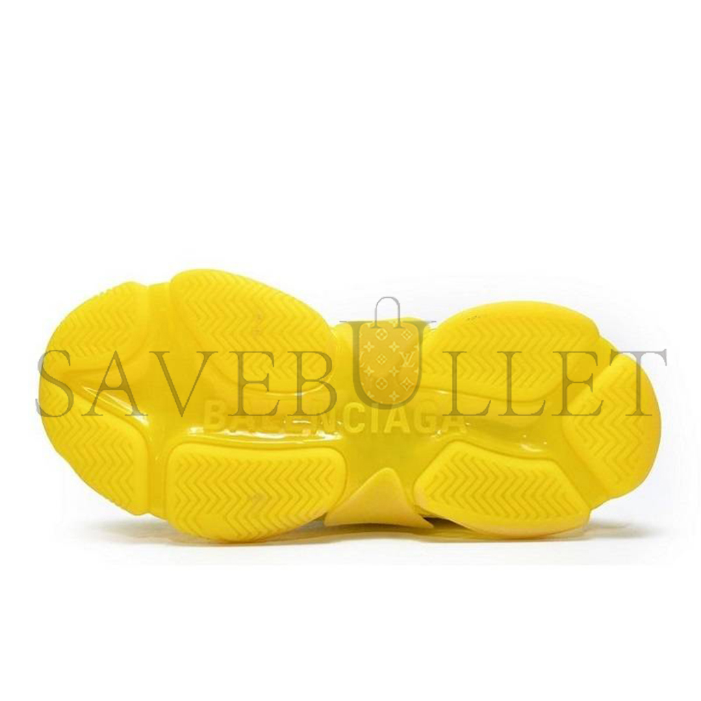 BALENCIAGA TRIPLE S CLEAR SOLE YELLOW 541624W09017500