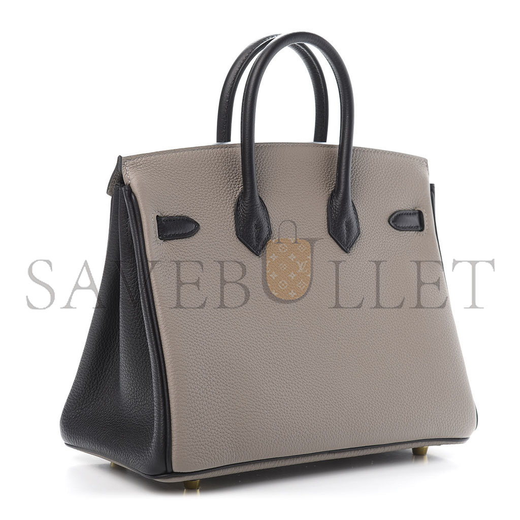 HERMES BIRKIN 30 TOGO LEATHER TURTLEDOVE GRAY GOLD BUCKLE BAG 645269 (30*23*15cm)