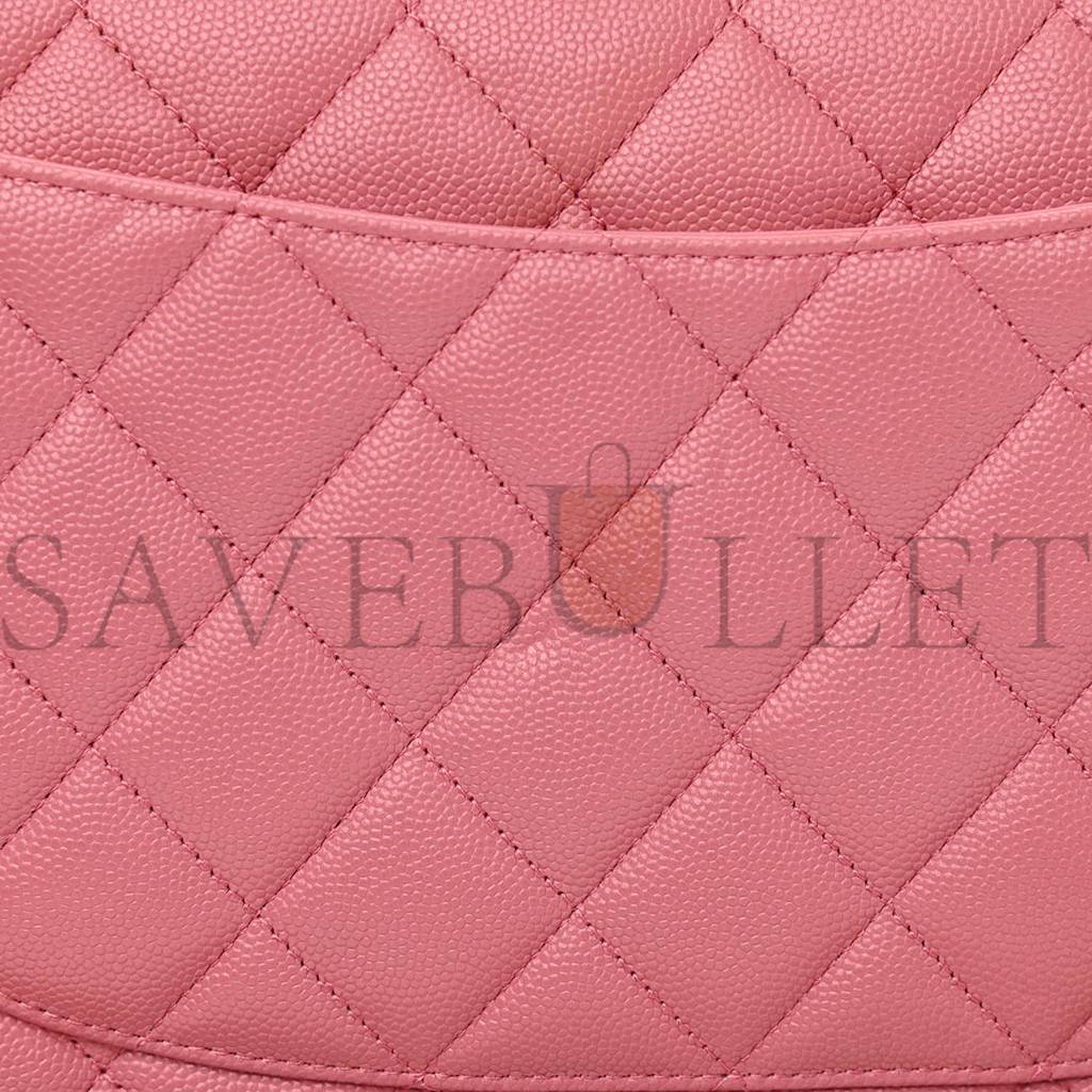 CHANEL CAVIAR QUILTED JUMBO DOUBLE FLAP DARK PINK ROSE GOLD HARDWARE (30*19*9cm) CHANEL CAVIAR QUILTED JUMBO DOUBLE FLAP DARK PINK ROSE GOLD HARDWARE (30*19*9cm)
