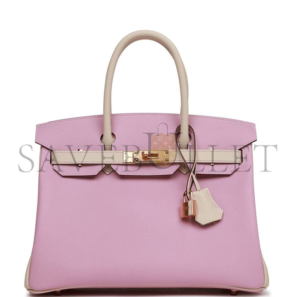 HERMES SPECIAL ORDER (HSS) BIRKIN 30 MAUVE SYLVESTRE AND CRAIE EPSOM ROSE GOLD HARDWARE ( 30cm*22*16cm) HERMES SPECIAL ORDER (HSS) BIRKIN 30 MAUVE SYLVESTRE AND CRAIE EPSOM ROSE GOLD HARDWARE ( 30cm*22*16cm)