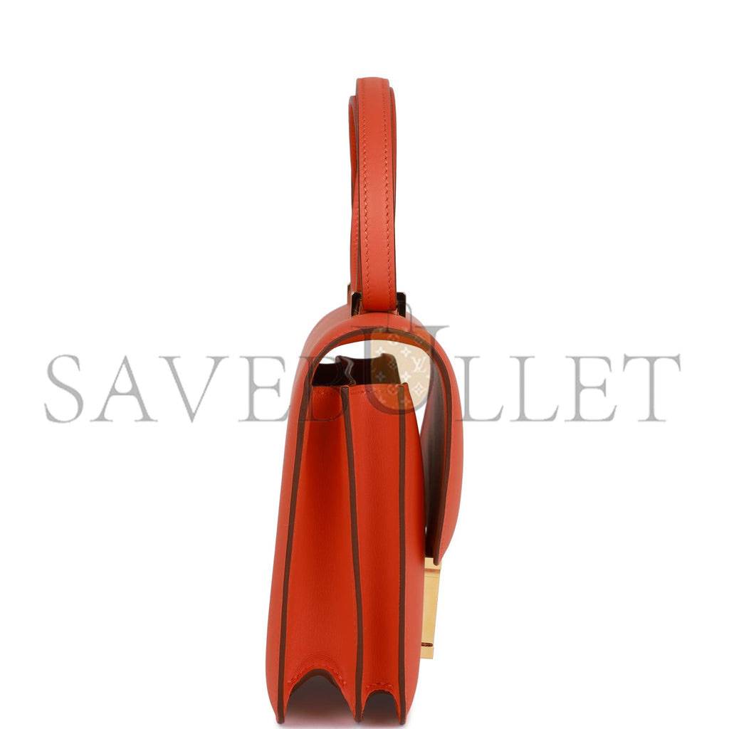 HERMES CONSTANCE 18 ORANGE SWIFT GOLD HARDWARE 39867983593566 (18cm) HERMES CONSTANCE 18 ORANGE SWIFT GOLD HARDWARE 39867983593566 (18cm)