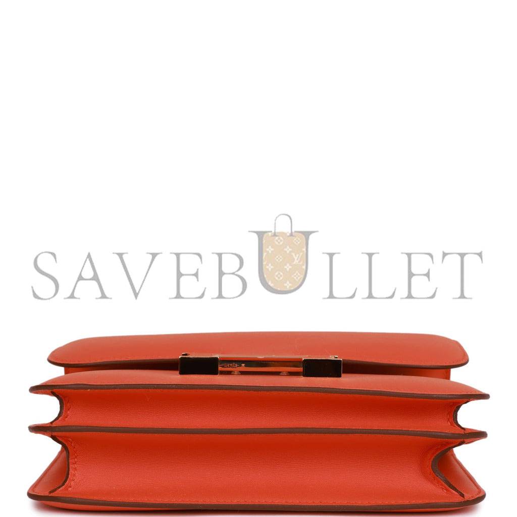 HERMES CONSTANCE 18 ORANGE SWIFT GOLD HARDWARE 39867983593566 (18cm) HERMES CONSTANCE 18 ORANGE SWIFT GOLD HARDWARE 39867983593566 (18cm)