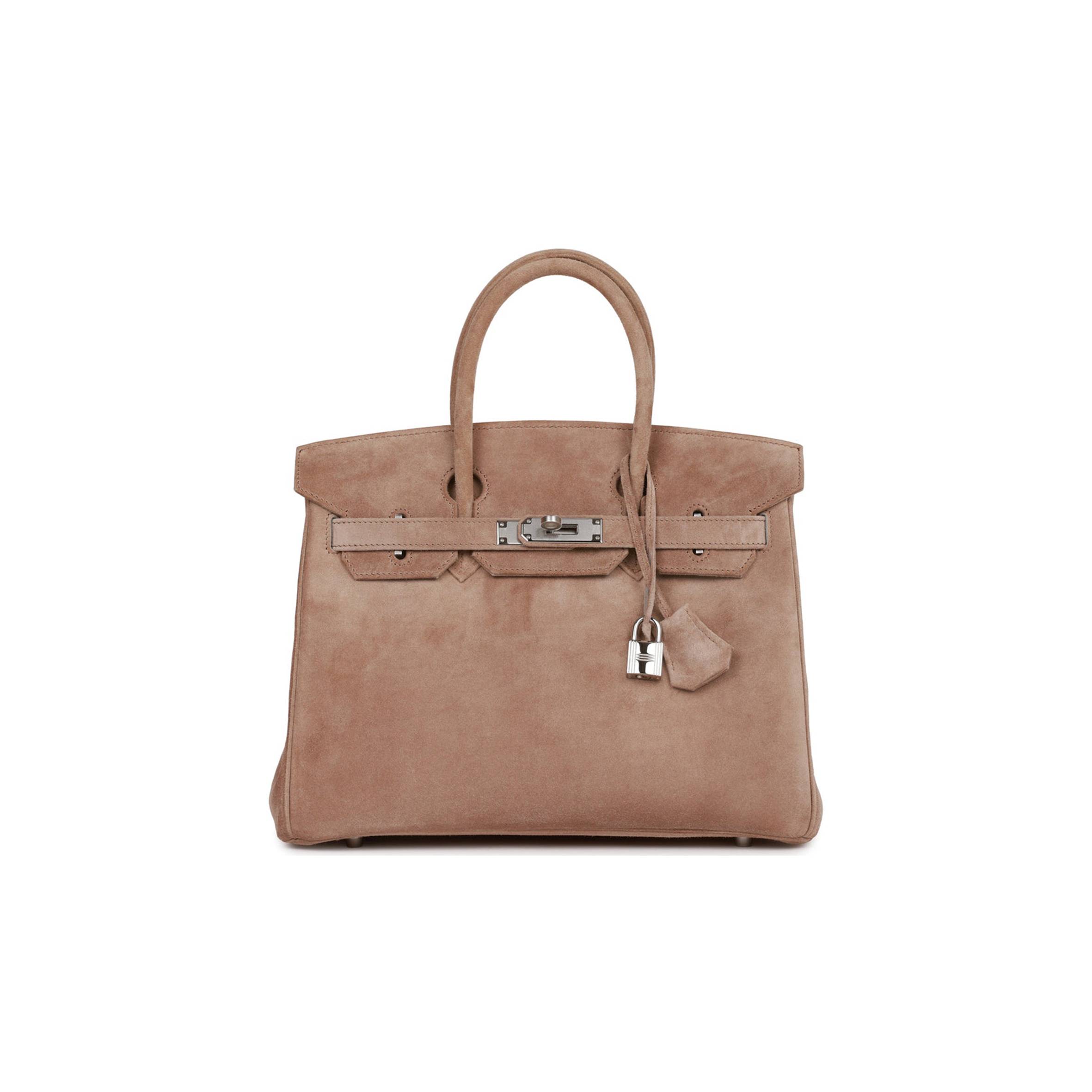 HERMES VINTAGE HERMES BIRKIN 30 GRIS PERLE DOBLIS PALLADIUM HARDWARE (30*22*16cm) HERMES VINTAGE HERMES BIRKIN 30 GRIS PERLE DOBLIS PALLADIUM HARDWARE (30*22*16cm)