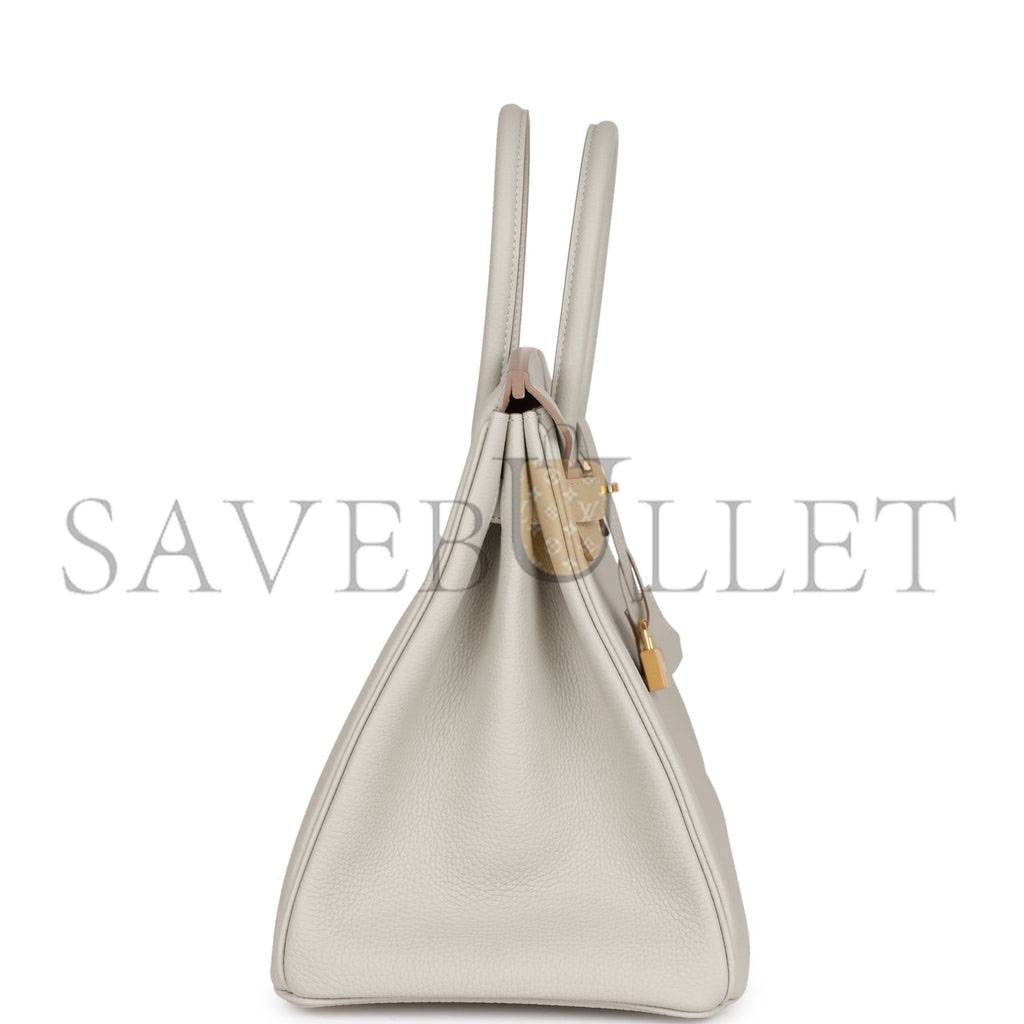 HERMES BIRKIN 35 GRIS PERLE TOGO GOLD HARDWARE 39891068813406 (35cm) HERMES BIRKIN 35 GRIS PERLE TOGO GOLD HARDWARE 39891068813406 (35cm)
