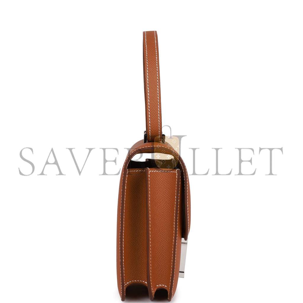 HERMES CONSTANCE 18 GOLD EPSOM PALLADIUM HARDWARE (18cm) HERMES CONSTANCE 18 GOLD EPSOM PALLADIUM HARDWARE (18cm)