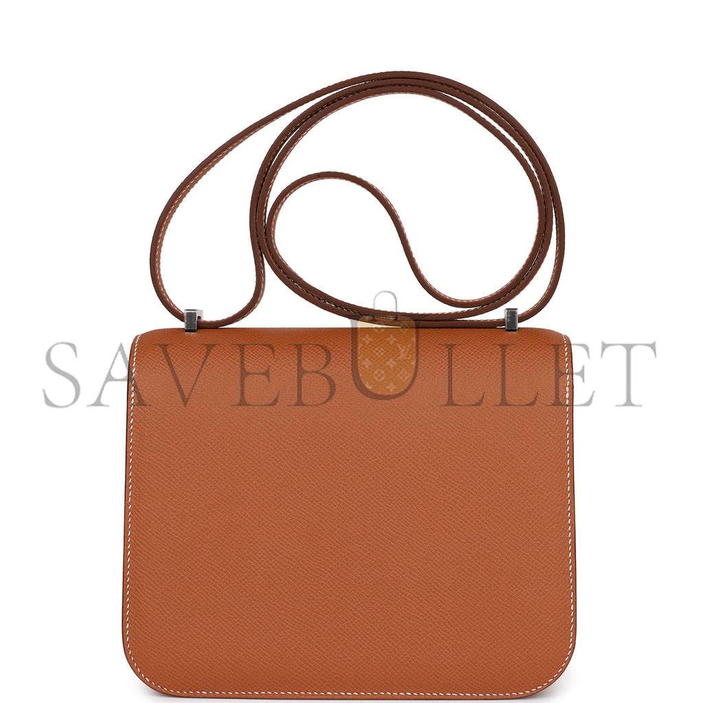 HERMES CONSTANCE 18 GOLD EPSOM PALLADIUM HARDWARE (18cm) HERMES CONSTANCE 18 GOLD EPSOM PALLADIUM HARDWARE (18cm)