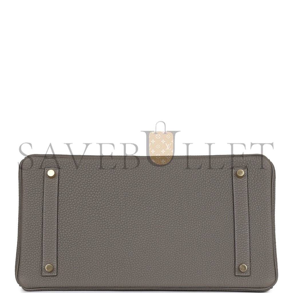 HERMES BIRKIN 35 GRIS MEYER TOGO GOLD HARDWARE 39880414560350 (35cm) HERMES BIRKIN 35 GRIS MEYER TOGO GOLD HARDWARE 39880414560350 (35cm)