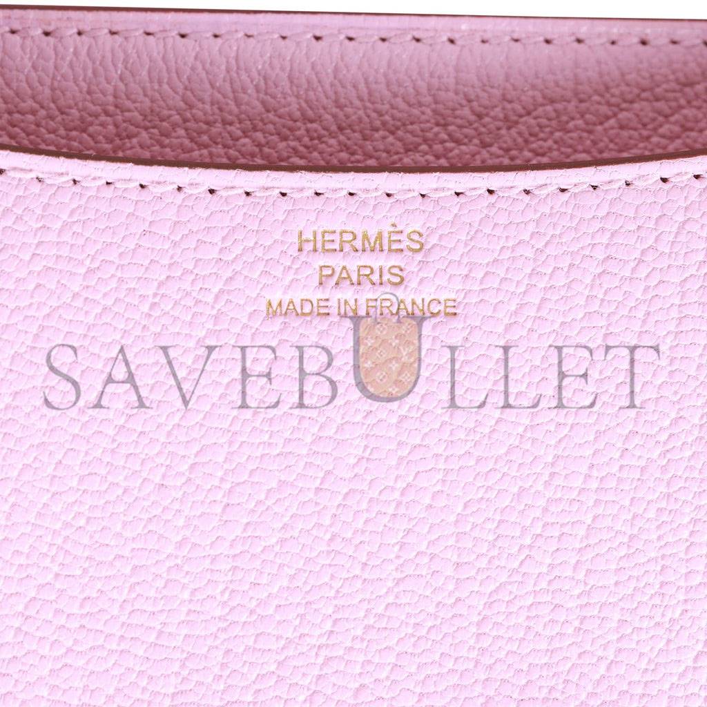HERMES CONSTANCE 18 MAUVE SYLVESTRE CHEVRE ROSE GOLD HARDWARE (18cm) HERMES CONSTANCE 18 MAUVE SYLVESTRE CHEVRE ROSE GOLD HARDWARE (18cm)