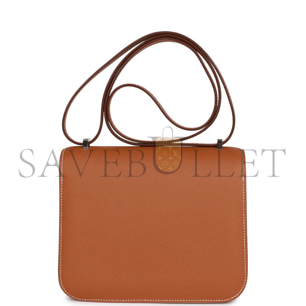 HERMES CONSTANCE 18 GOLD EPSOM PALLADIUM HARDWARE (18cm) HERMES CONSTANCE 18 GOLD EPSOM PALLADIUM HARDWARE (18cm)