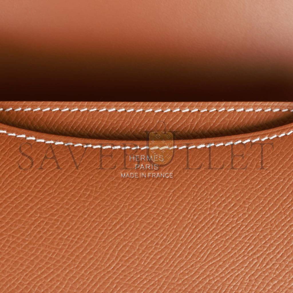 HERMES CONSTANCE 18 GOLD EPSOM PALLADIUM HARDWARE (18cm) HERMES CONSTANCE 18 GOLD EPSOM PALLADIUM HARDWARE (18cm)