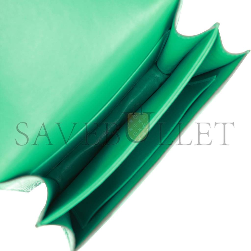 HERMES CONSTANCE 18 VERT JADE MATTE ALLIGATOR GOLD HARDWARE 39821013450846 (18cm) HERMES CONSTANCE 18 VERT JADE MATTE ALLIGATOR GOLD HARDWARE 39821013450846 (18cm)