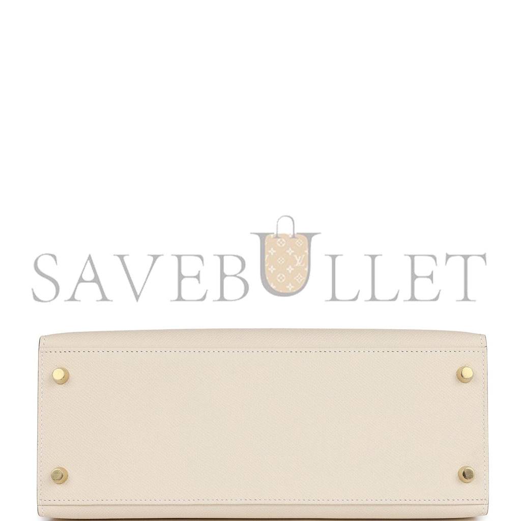 HERMES CRAIE EPSOM SELLIER KELLY 28CM GOLD HARDWARE (28*21*12cm) HERMES CRAIE EPSOM SELLIER KELLY 28CM GOLD HARDWARE (28*21*12cm)