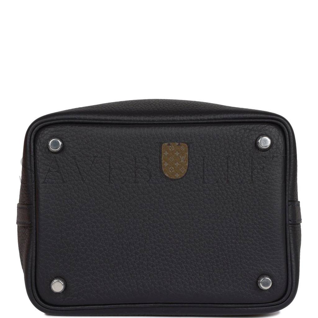 HERMES PICOTIN LOCK 18 CABAN CLEMENCE PALLADIUM HARDWARE (18*13*18cm) HERMES PICOTIN LOCK 18 CABAN CLEMENCE PALLADIUM HARDWARE (18*13*18cm)