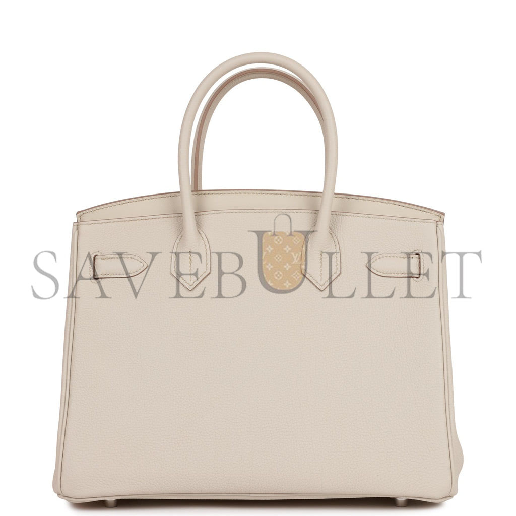 HERMES 3 EN 1 BIRKIN 30 BETON TOGO AND SWIFT PALLADIUM HARDWARE (30cm) HERMES 3 EN 1 BIRKIN 30 BETON TOGO AND SWIFT PALLADIUM HARDWARE (30cm)