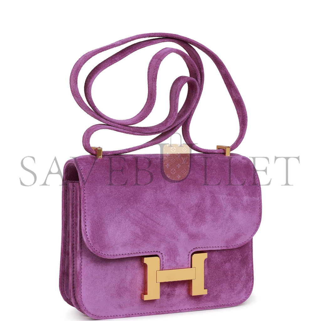 HERMES CONSTANCE 18 VIOLET DOBLIS GOLD HARDWARE 39793238179934 (18cm) HERMES CONSTANCE 18 VIOLET DOBLIS GOLD HARDWARE 39793238179934 (18cm)