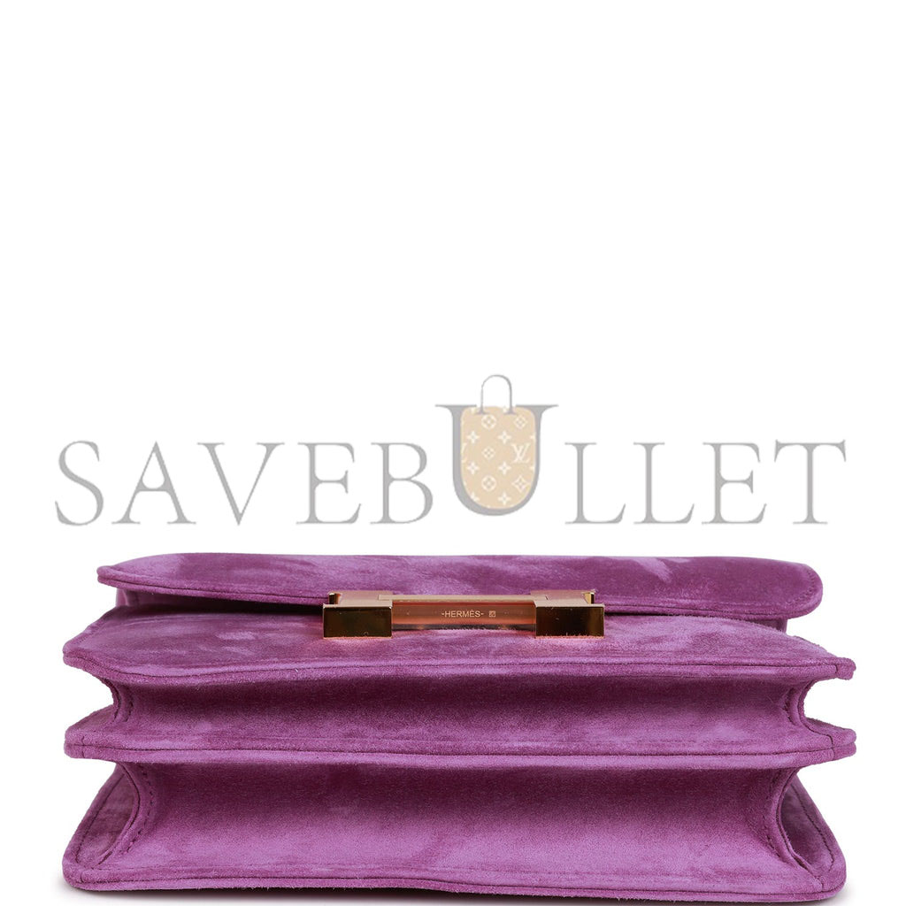 HERMES CONSTANCE 18 VIOLET DOBLIS GOLD HARDWARE 39793238179934 (18cm) HERMES CONSTANCE 18 VIOLET DOBLIS GOLD HARDWARE 39793238179934 (18cm)
