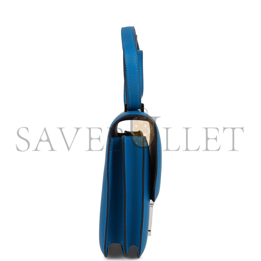 HERMES CONSTANCE 18 MYKONOS VERSO EVERCOLOR PALLADIUM HARDWARE (18cm) HERMES CONSTANCE 18 MYKONOS VERSO EVERCOLOR PALLADIUM HARDWARE (18cm)