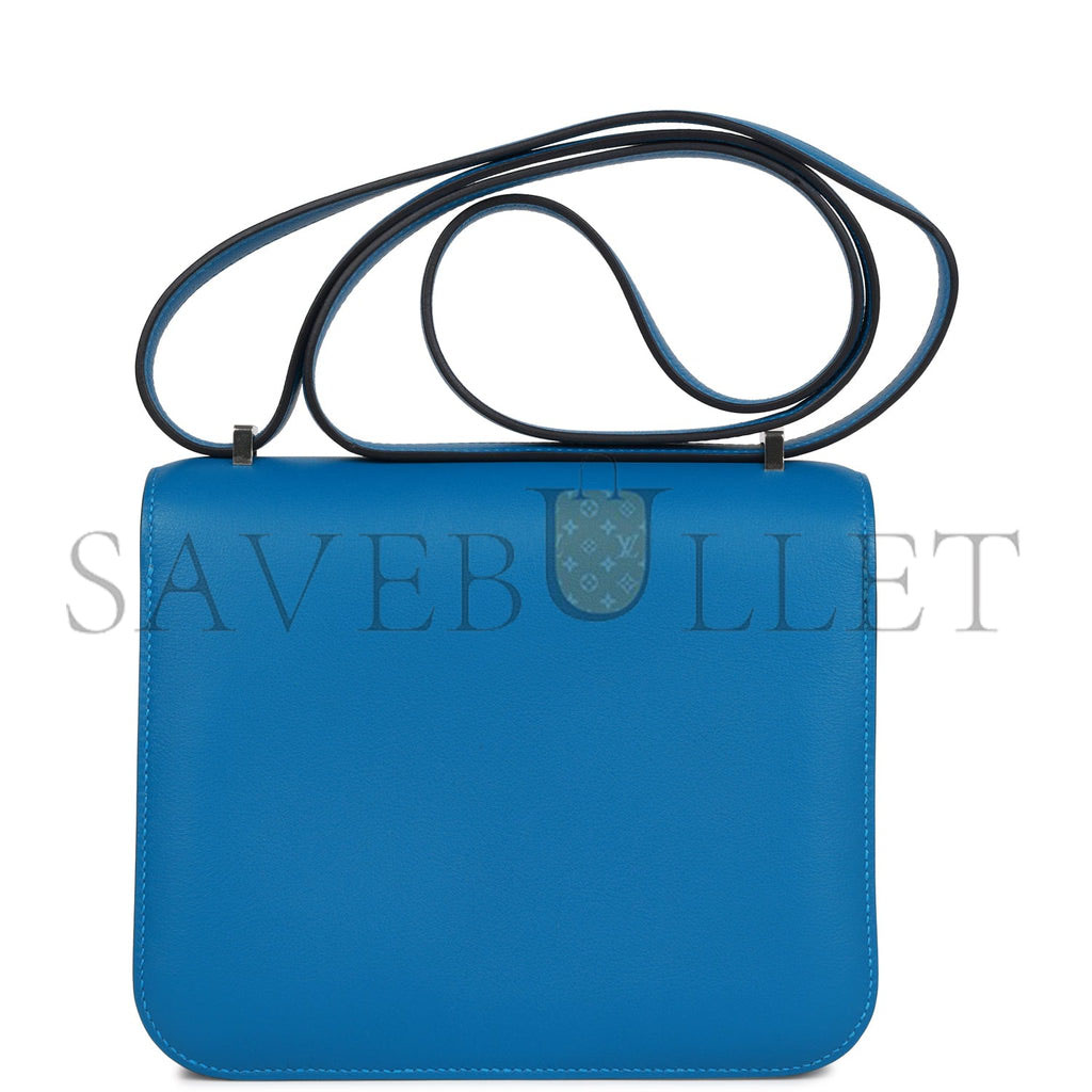 HERMES CONSTANCE 18 MYKONOS VERSO EVERCOLOR PALLADIUM HARDWARE (18cm) HERMES CONSTANCE 18 MYKONOS VERSO EVERCOLOR PALLADIUM HARDWARE (18cm)