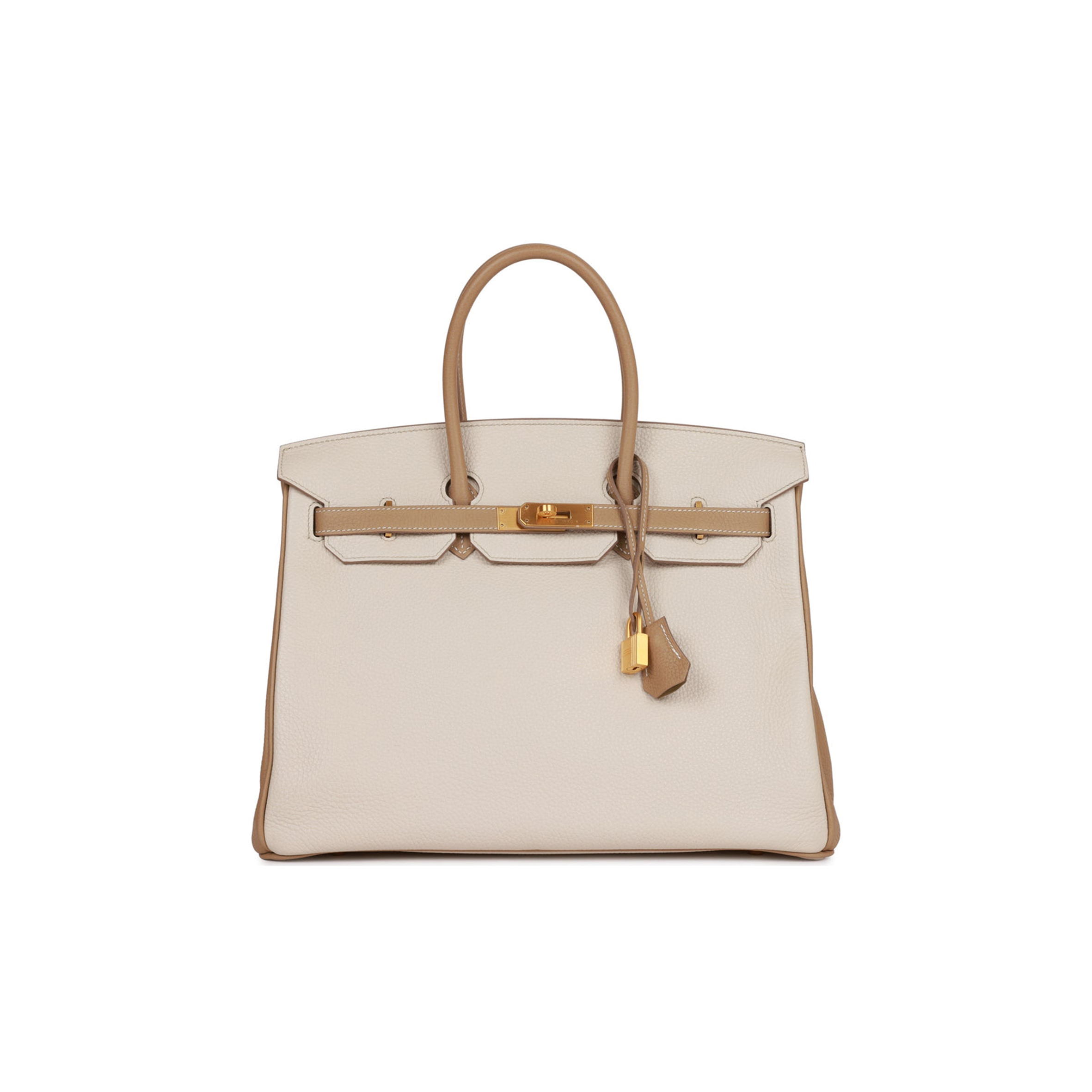 HERMES SPECIAL ORDER (HSS) BIRKIN 35 CRAIE AND TRENCH CLEMENCE BRUSHED GOLD HARDWARE (35*25*18cm) HERMES SPECIAL ORDER (HSS) BIRKIN 35 CRAIE AND TRENCH CLEMENCE BRUSHED GOLD HARDWARE (35*25*18cm)