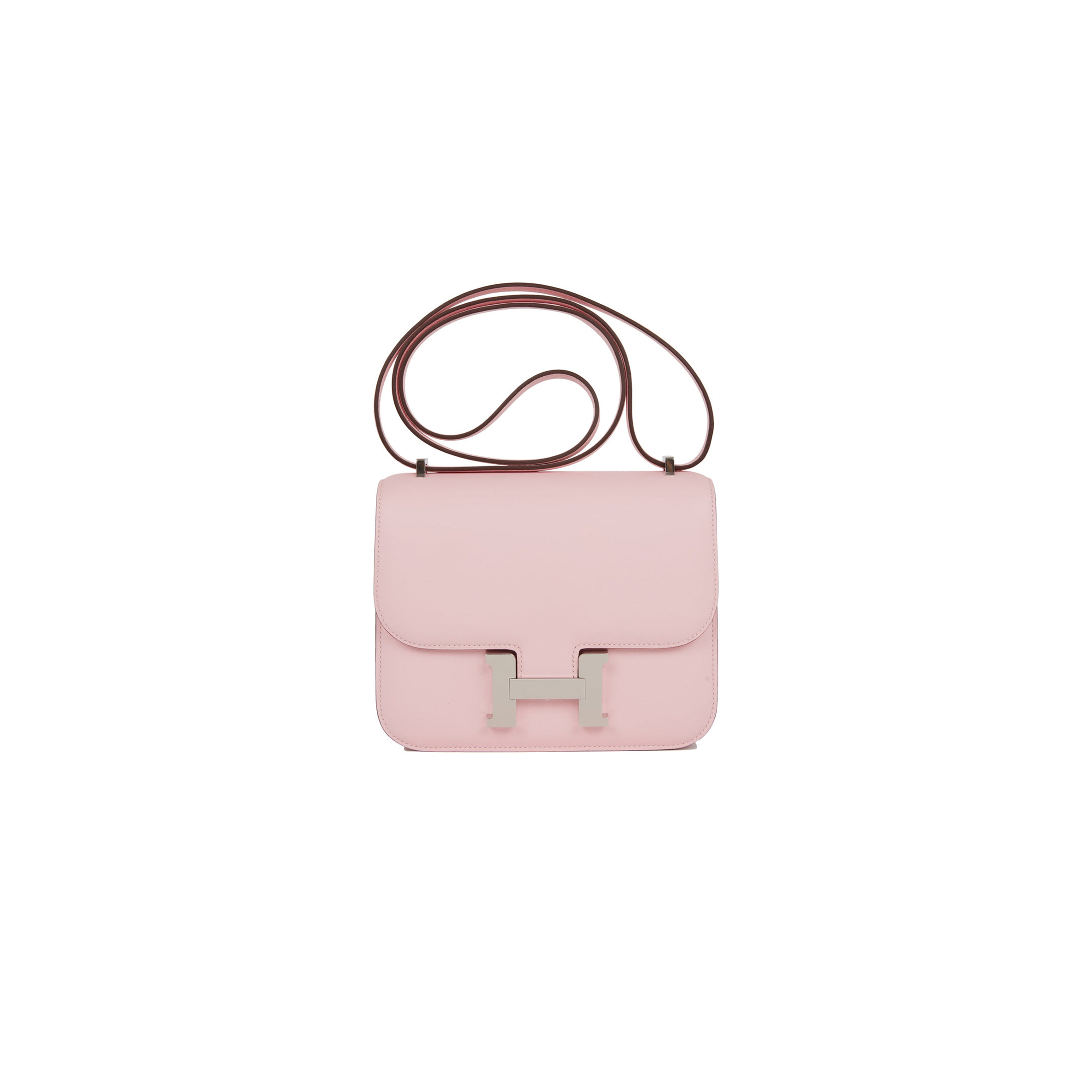 HERMES CONSTANCE 18 ROSE SAKURA SWIFT PALLADIUM HARDWARE 39691674026078 (18cm) HERMES CONSTANCE 18 ROSE SAKURA SWIFT PALLADIUM HARDWARE 39691674026078 (18cm)