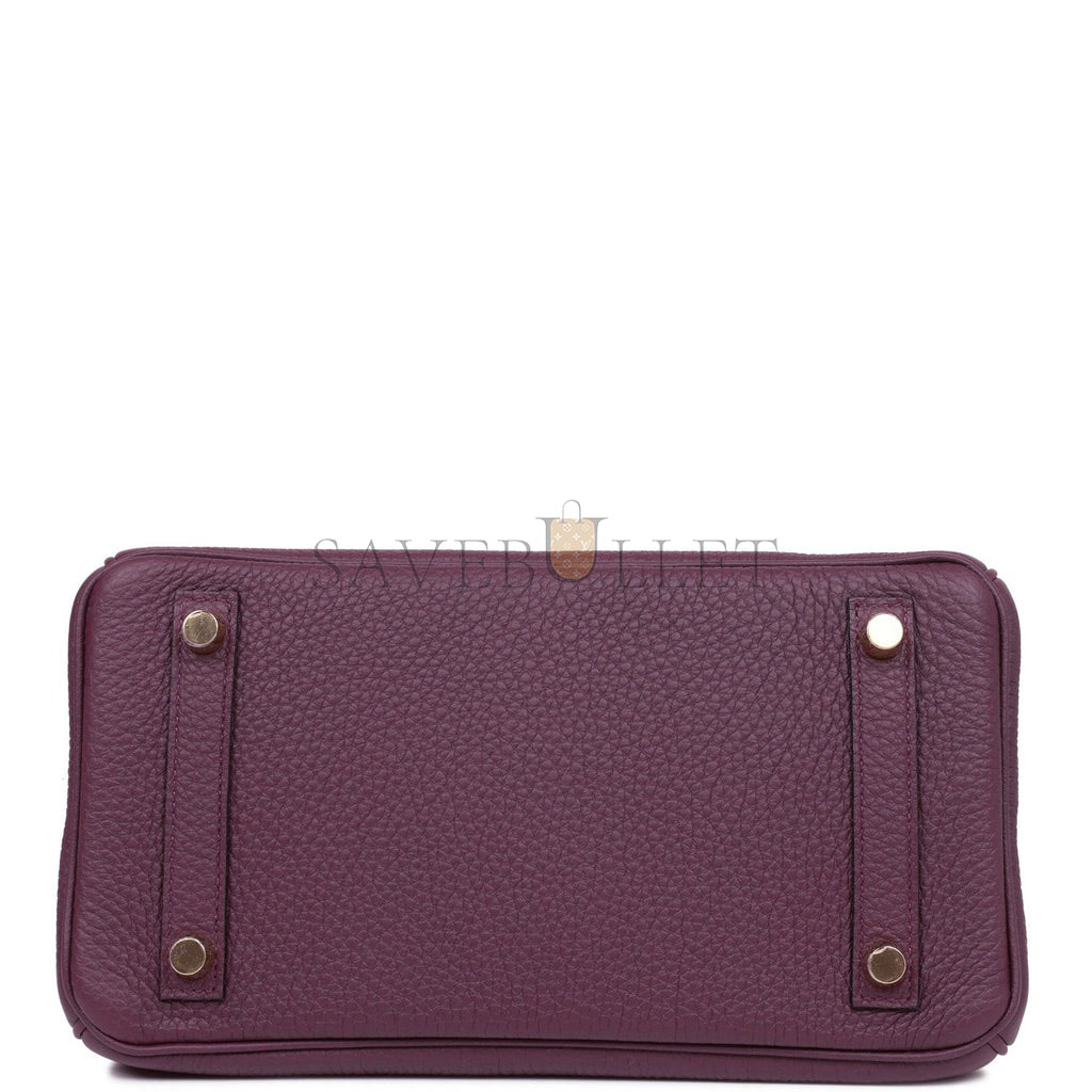 HERMES BIRKIN 25 CASSIS TOGO GOLD HARDWARE (25cm) HERMES BIRKIN 25 CASSIS TOGO GOLD HARDWARE (25cm)