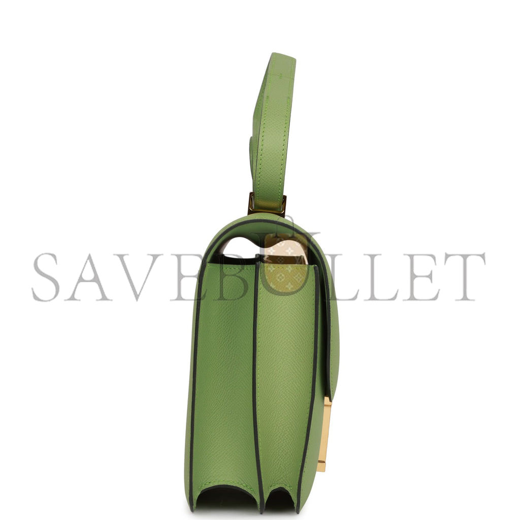HERMES CONSTANCE 24 VERT CRIQUET EPSOM GOLD HARDWARE (24cm) HERMES CONSTANCE 24 VERT CRIQUET EPSOM GOLD HARDWARE (24cm)